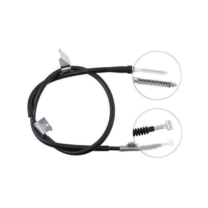 ABS K13697 Parking brake cable left K13697: Buy near me in Poland at 2407.PL - Good price!