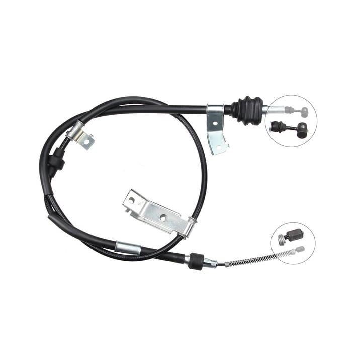 ABS K13937 Parking brake cable left K13937: Buy near me in Poland at 2407.PL - Good price!