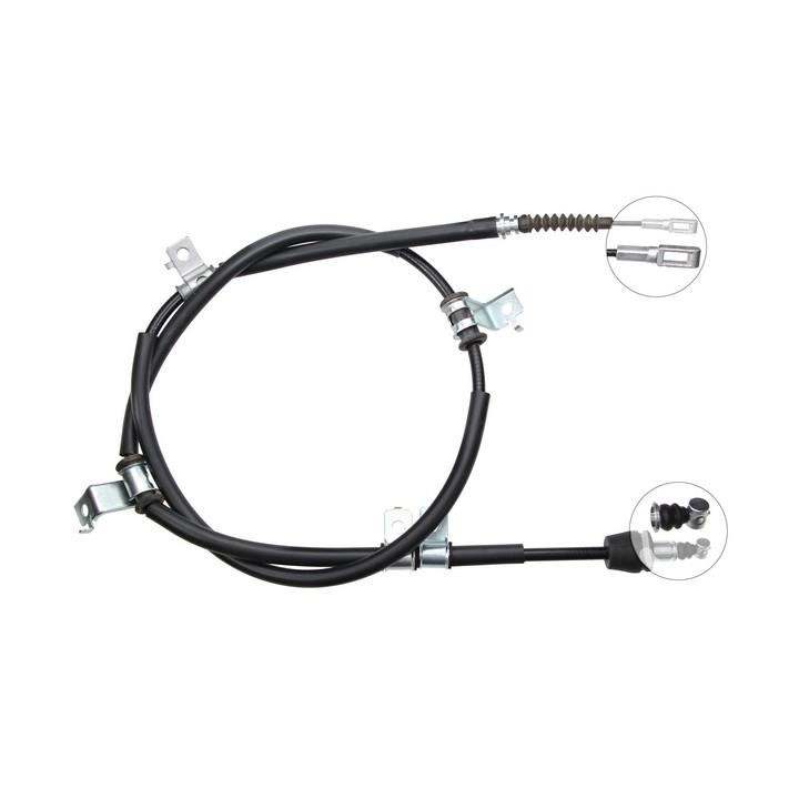ABS K17157 Parking brake cable left K17157: Buy near me in Poland at 2407.PL - Good price!