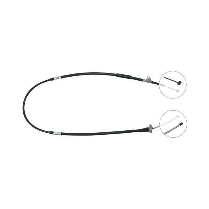 ABS K16048 Parking brake cable, right K16048: Buy near me in Poland at 2407.PL - Good price!
