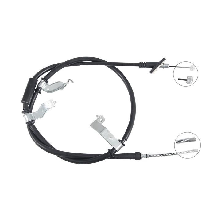 ABS K17407 Parking brake cable left K17407: Buy near me in Poland at 2407.PL - Good price!