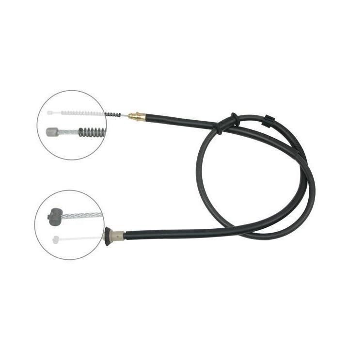 ABS K18217 Parking brake cable left K18217: Buy near me in Poland at 2407.PL - Good price!