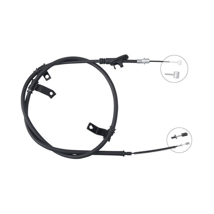 ABS K17487 Parking brake cable left K17487: Buy near me at 2407.PL in Poland at an Affordable price!