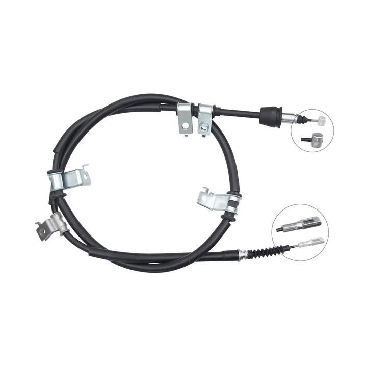 ABS K18550 Parking brake cable left K18550: Buy near me in Poland at 2407.PL - Good price!