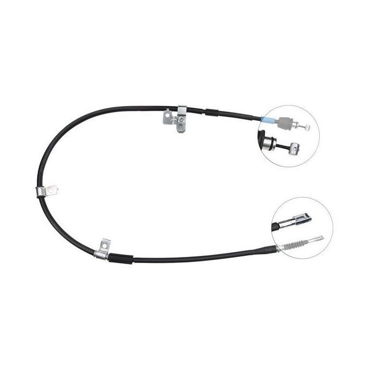 ABS K17137 Parking brake cable left K17137: Buy near me at 2407.PL in Poland at an Affordable price!