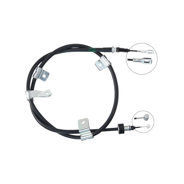 ABS K17504 Parking brake cable, right K17504: Buy near me in Poland at 2407.PL - Good price!