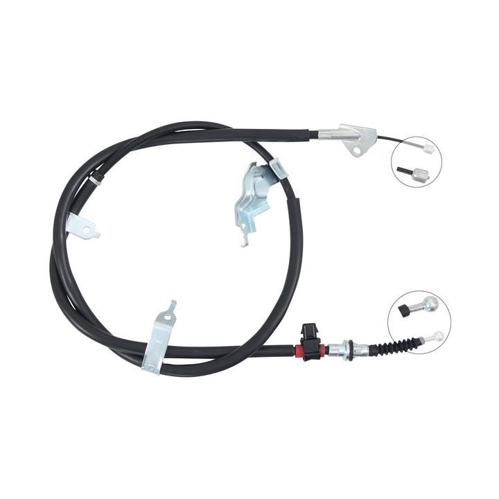 ABS K17604 Parking brake cable left K17604: Buy near me in Poland at 2407.PL - Good price!