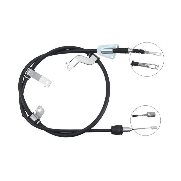 ABS K17633 Parking brake cable left K17633: Buy near me in Poland at 2407.PL - Good price!