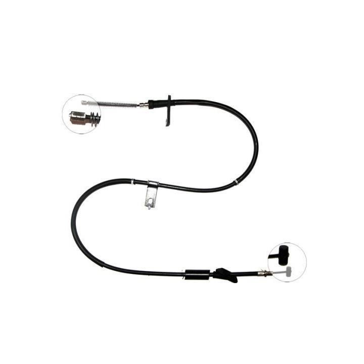 ABS K17737 Parking brake cable left K17737: Buy near me in Poland at 2407.PL - Good price!