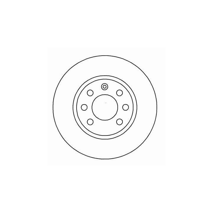 ABS 15929 Unventilated front brake disc 15929: Buy near me in Poland at 2407.PL - Good price!