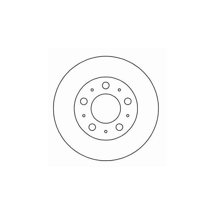 ABS 15933 Front brake disc ventilated 15933: Buy near me in Poland at 2407.PL - Good price!