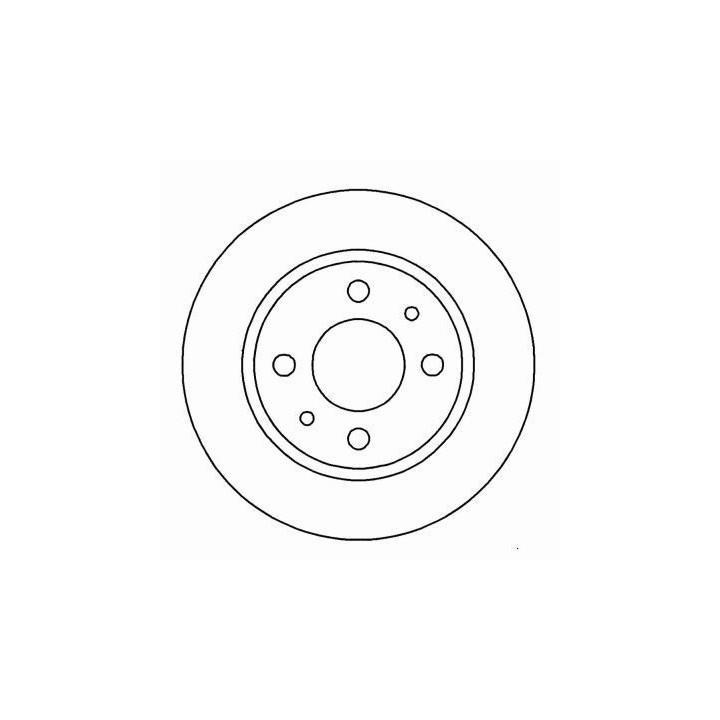 ABS 16596 Brake disc 16596: Buy near me in Poland at 2407.PL - Good price!