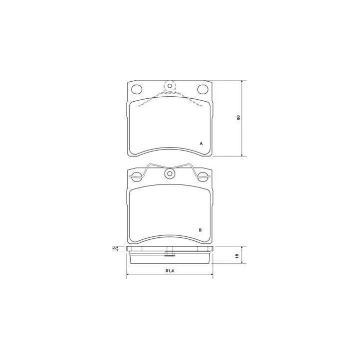 ABS 37099 Front disc brake pads, set 37099: Buy near me in Poland at 2407.PL - Good price!