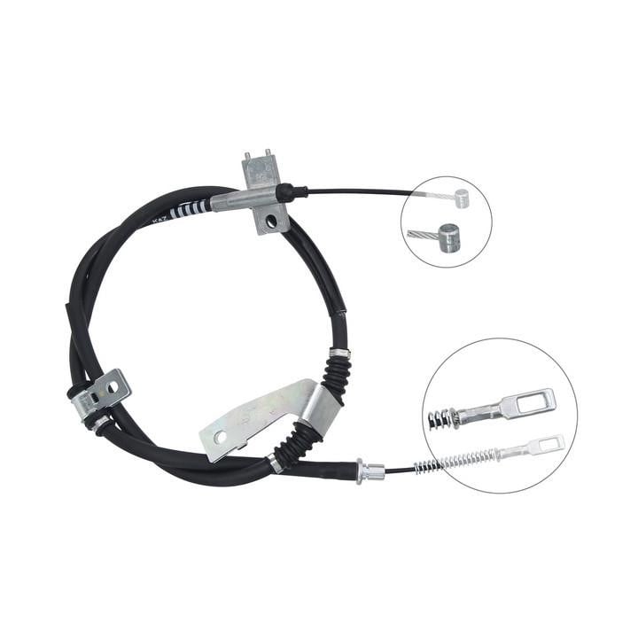 ABS K10397 Parking brake cable left K10397: Buy near me in Poland at 2407.PL - Good price!
