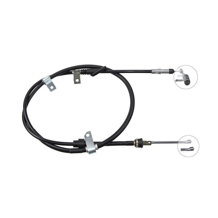 ABS K10858 Parking brake cable, right K10858: Buy near me in Poland at 2407.PL - Good price!