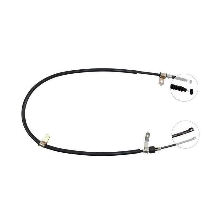 ABS K10457 Parking brake cable left K10457: Buy near me in Poland at 2407.PL - Good price!