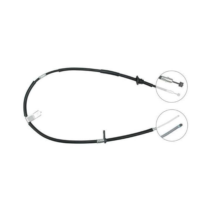 ABS K10897 Parking brake cable left K10897: Buy near me in Poland at 2407.PL - Good price!