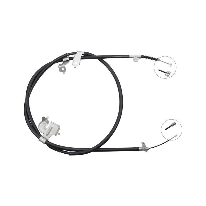 ABS K12064 Parking brake cable left K12064: Buy near me in Poland at 2407.PL - Good price!