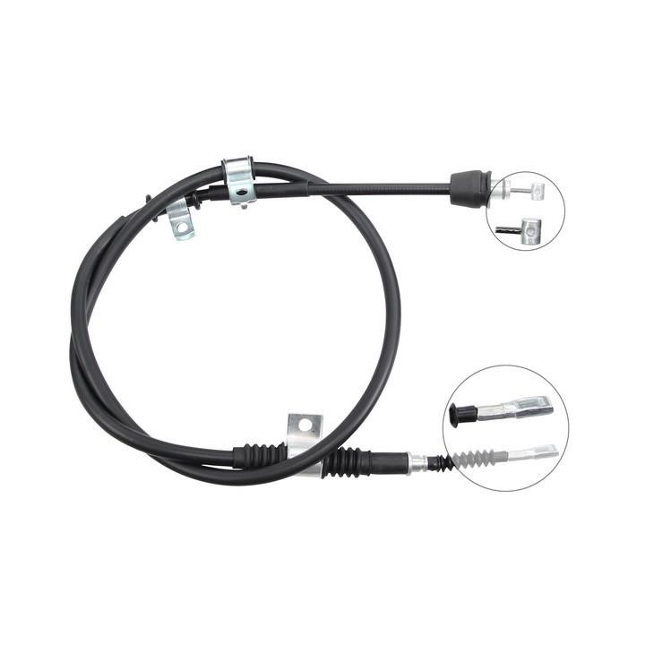 ABS K12090 Parking brake cable left K12090: Buy near me in Poland at 2407.PL - Good price!