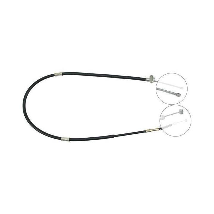 ABS K12818 Parking brake cable, right K12818: Buy near me in Poland at 2407.PL - Good price!