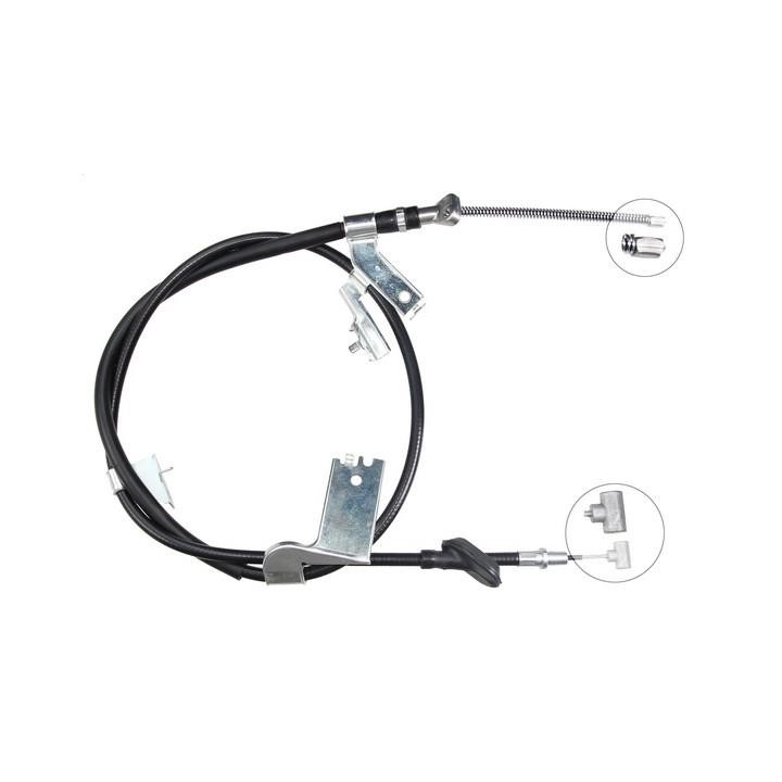 ABS K13859 Parking brake cable left K13859: Buy near me in Poland at 2407.PL - Good price!