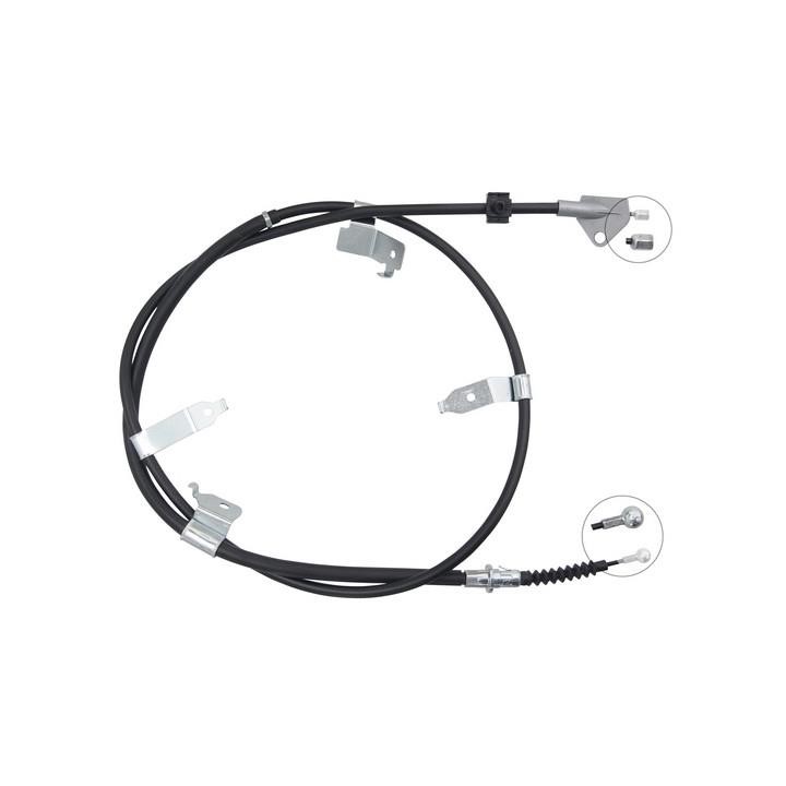 ABS K14032 Parking brake cable, right K14032: Buy near me in Poland at 2407.PL - Good price!