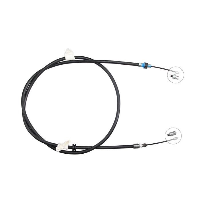 ABS K13844 Parking brake cable, right K13844: Buy near me in Poland at 2407.PL - Good price!