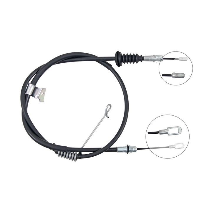 ABS K14070 Parking brake cable left K14070: Buy near me in Poland at 2407.PL - Good price!