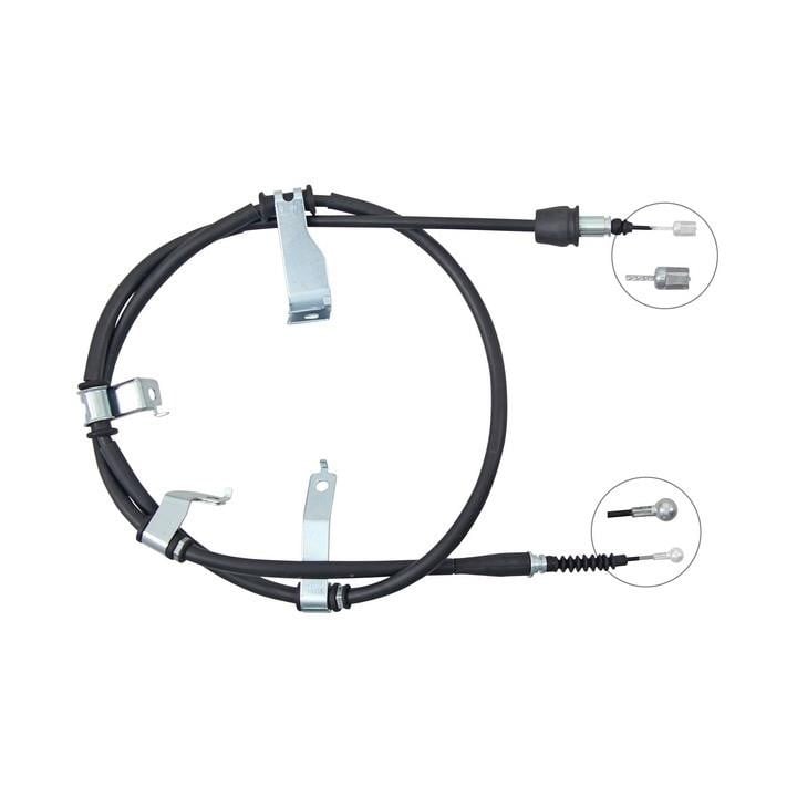 ABS K14073 Parking brake cable left K14073: Buy near me in Poland at 2407.PL - Good price!