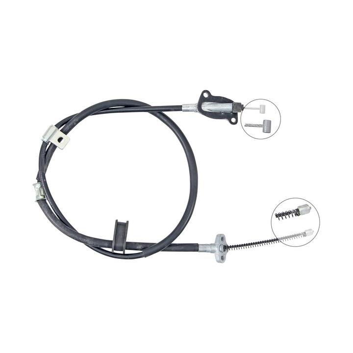 ABS K14084 Parking brake cable left K14084: Buy near me in Poland at 2407.PL - Good price!