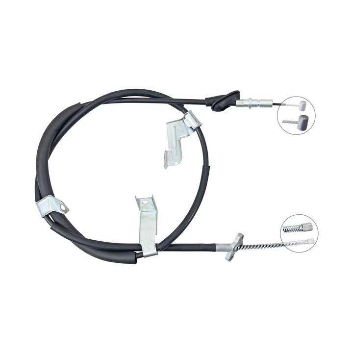 ABS K14135 Parking brake cable, right K14135: Buy near me in Poland at 2407.PL - Good price!