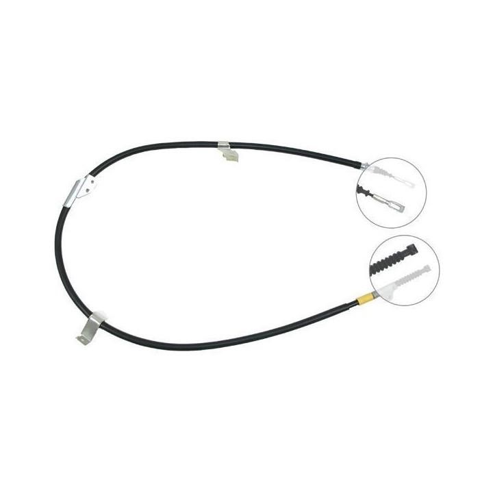 ABS K15077 Parking brake cable left K15077: Buy near me in Poland at 2407.PL - Good price!