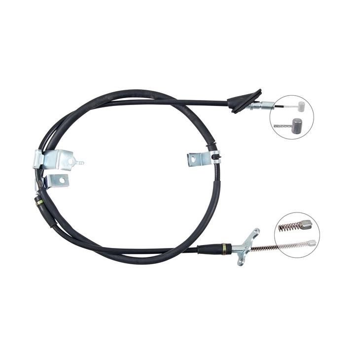 ABS K14104 Parking brake cable left K14104: Buy near me in Poland at 2407.PL - Good price!