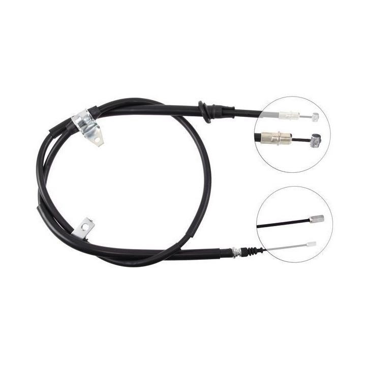 ABS K14228 Parking brake cable, right K14228: Buy near me in Poland at 2407.PL - Good price!