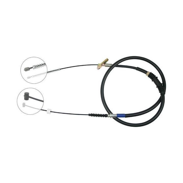 ABS K15387 Parking brake cable left K15387: Buy near me at 2407.PL in Poland at an Affordable price!