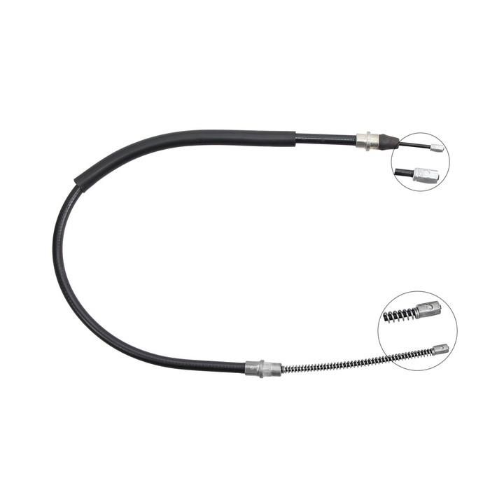 ABS K15568 Parking brake cable, right K15568: Buy near me in Poland at 2407.PL - Good price!