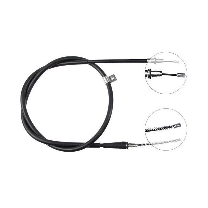 ABS K14648 Parking brake cable, right K14648: Buy near me in Poland at 2407.PL - Good price!