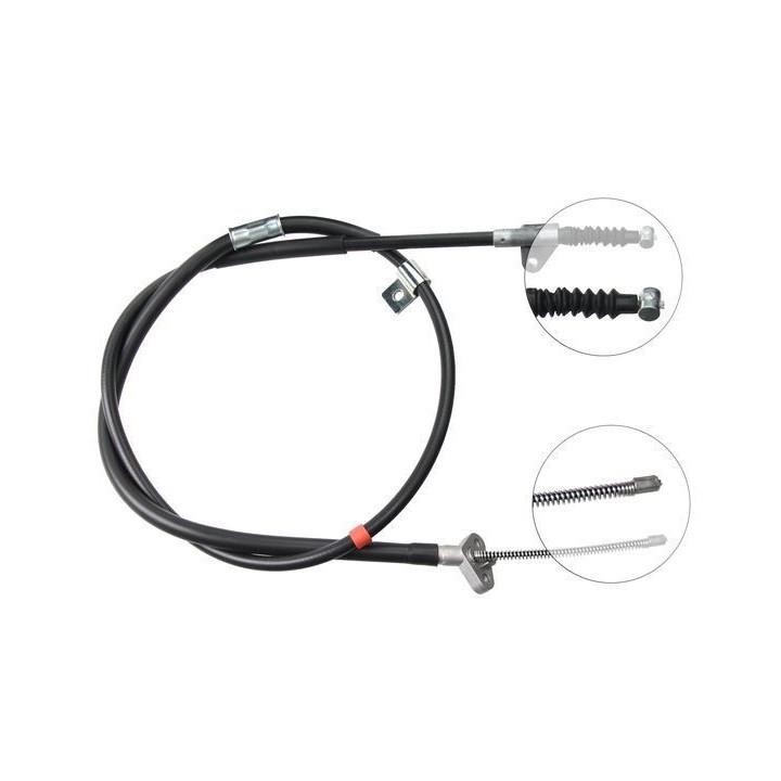 ABS K16627 Parking brake cable left K16627: Buy near me in Poland at 2407.PL - Good price!