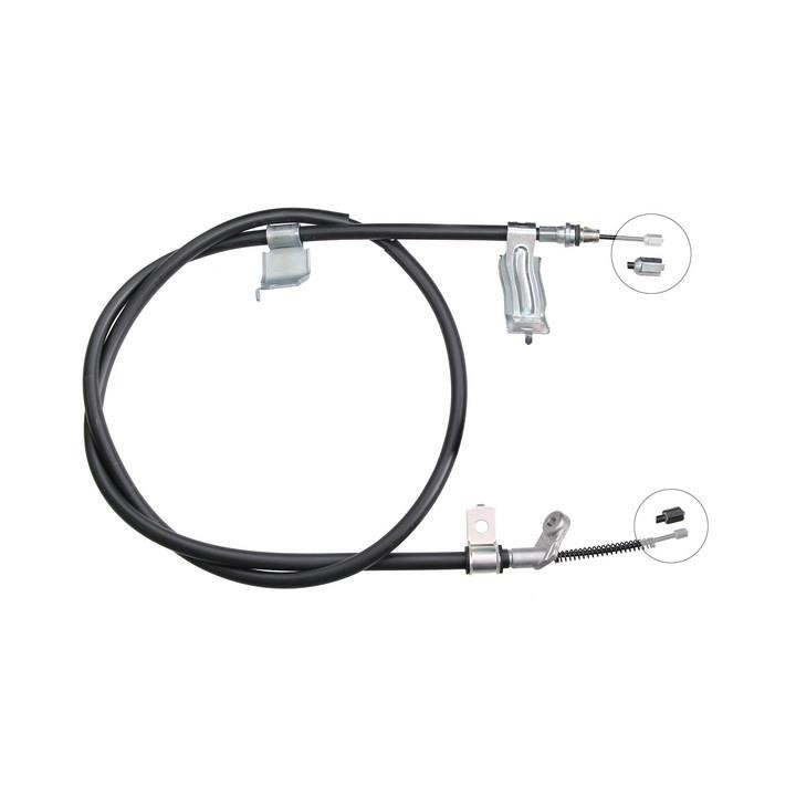 ABS K17307 Parking brake cable left K17307: Buy near me in Poland at 2407.PL - Good price!