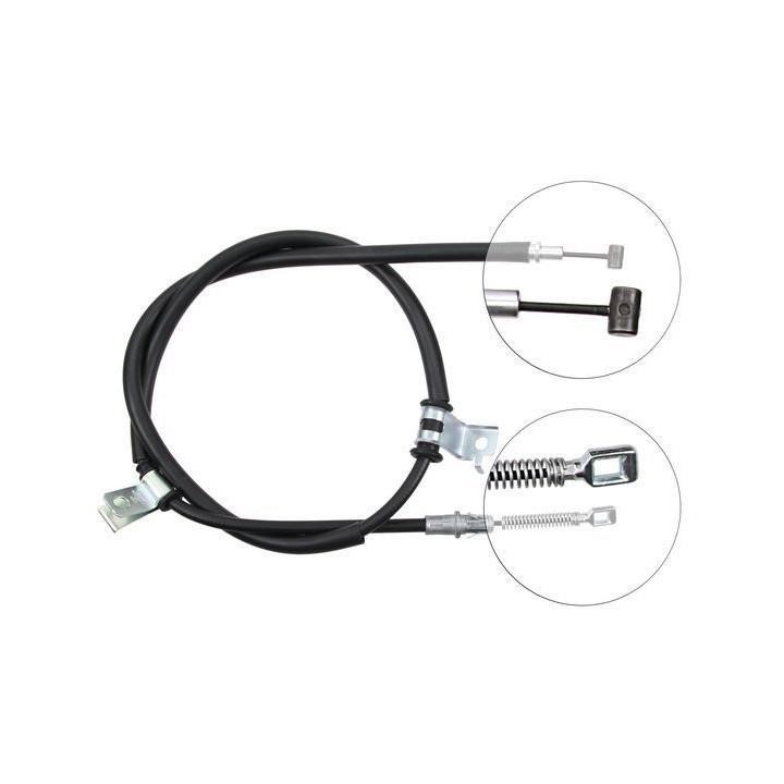 ABS K17037 Parking brake cable left K17037: Buy near me in Poland at 2407.PL - Good price!