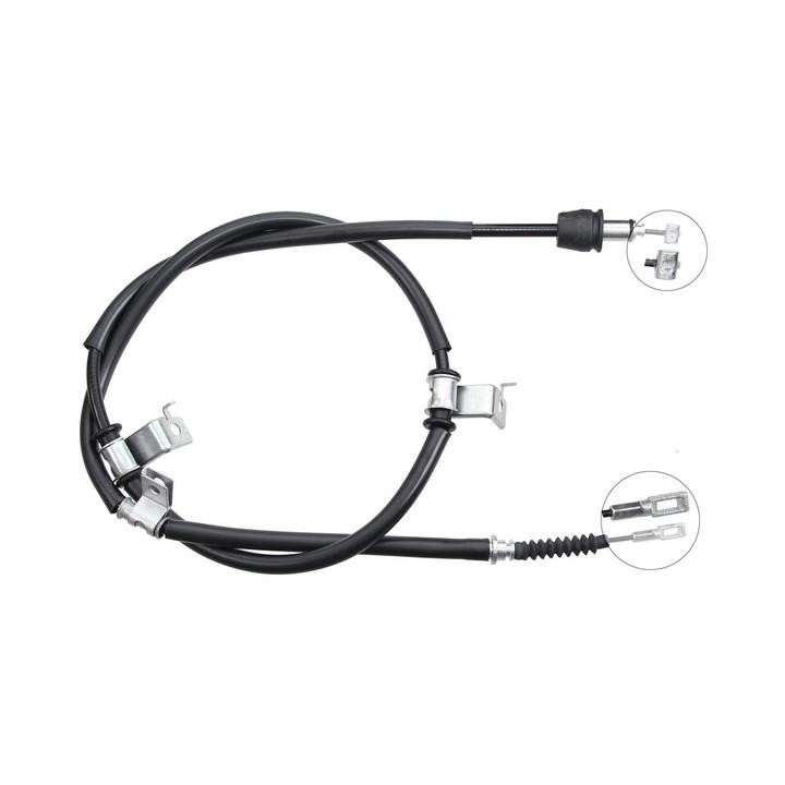 ABS K17387 Parking brake cable left K17387: Buy near me in Poland at 2407.PL - Good price!
