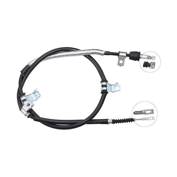 ABS K17058 Parking brake cable, right K17058: Buy near me in Poland at 2407.PL - Good price!