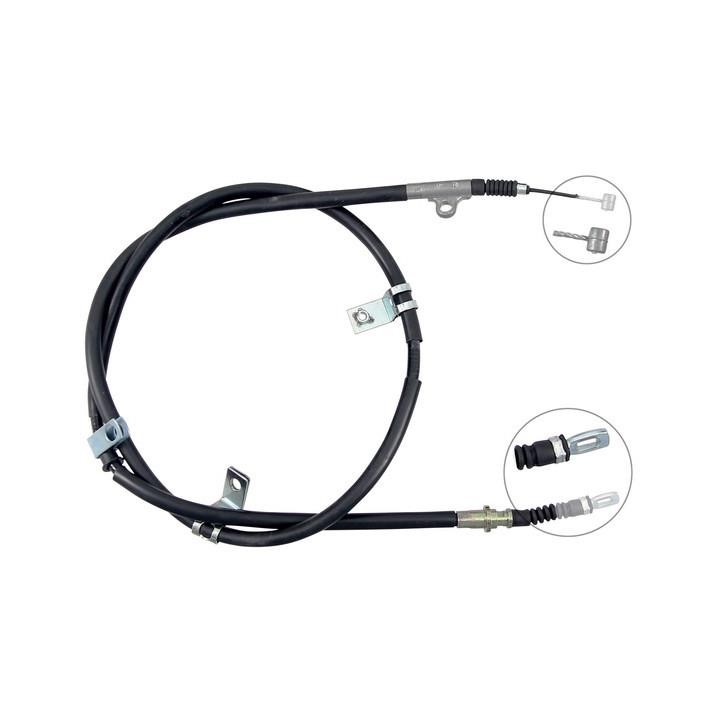 ABS K17429 Parking brake cable left K17429: Buy near me in Poland at 2407.PL - Good price!