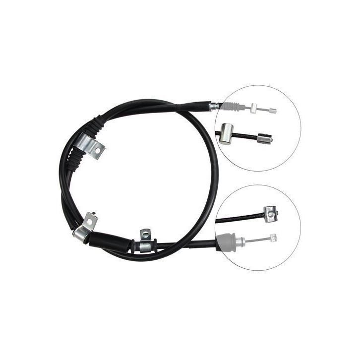 ABS K17088 Parking brake cable, right K17088: Buy near me in Poland at 2407.PL - Good price!