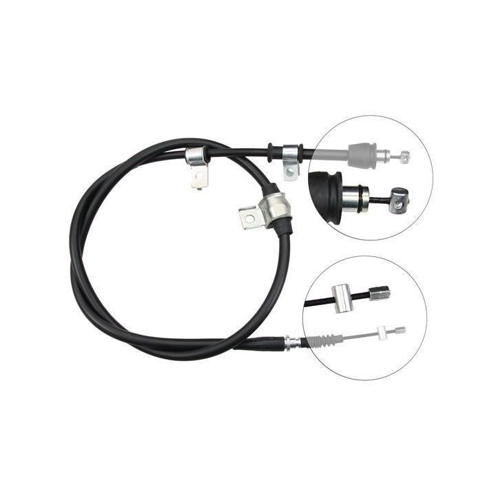ABS K17177 Parking brake cable left K17177: Buy near me in Poland at 2407.PL - Good price!