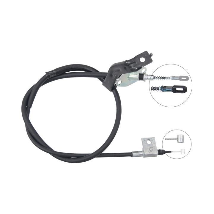ABS K17457 Parking brake cable left K17457: Buy near me in Poland at 2407.PL - Good price!