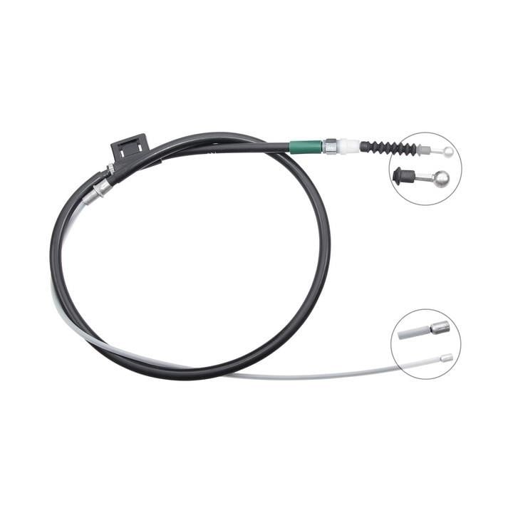 ABS K17269 Parking brake cable left K17269: Buy near me in Poland at 2407.PL - Good price!