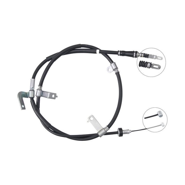 ABS K17478 Parking brake cable left K17478: Buy near me in Poland at 2407.PL - Good price!