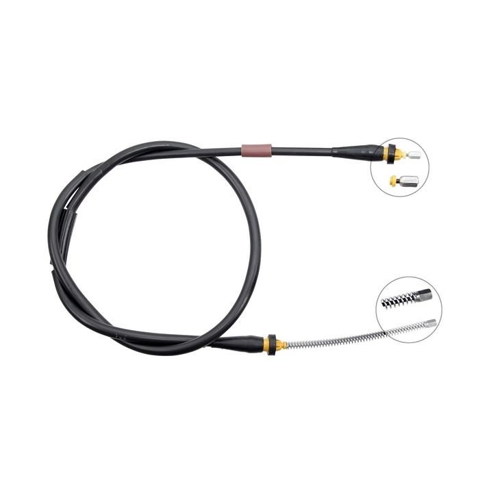 ABS K17274 Parking brake cable, right K17274: Buy near me in Poland at 2407.PL - Good price!