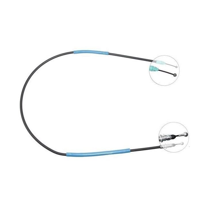 ABS K17278 Parking brake cable left K17278: Buy near me in Poland at 2407.PL - Good price!
